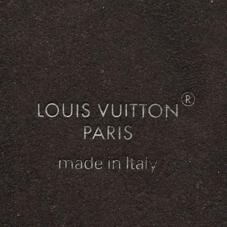 Pre Owned Louis Vuitton Bumper Pallas iPhone 15 Pro Max Cover Black Coated Canvas and Leather
