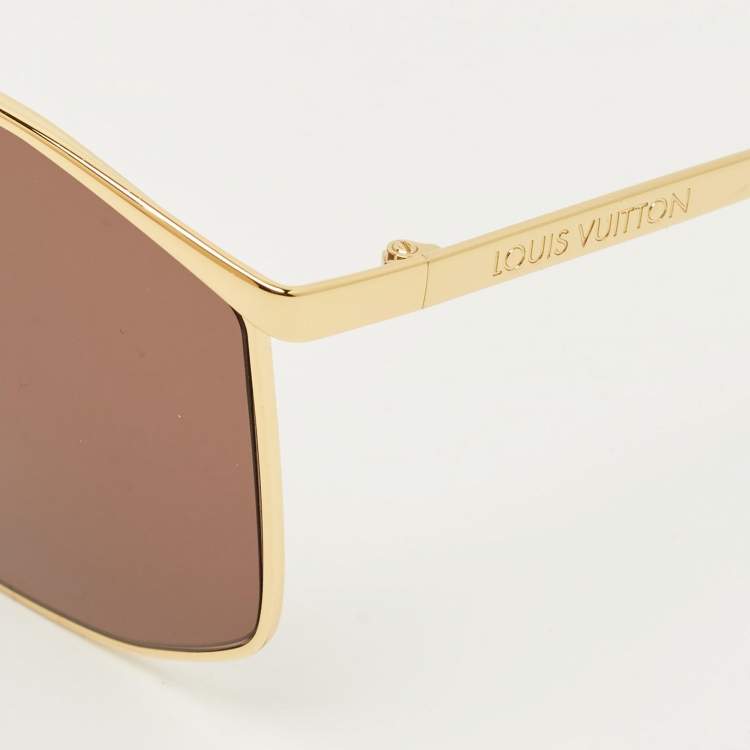 Pre Owned Louis Vuitton Z1717U LV Golden Mask Sunglasses