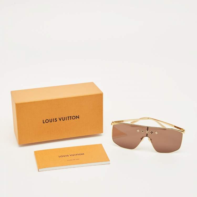 Pre Owned Louis Vuitton Z1717U LV Golden Mask Sunglasses