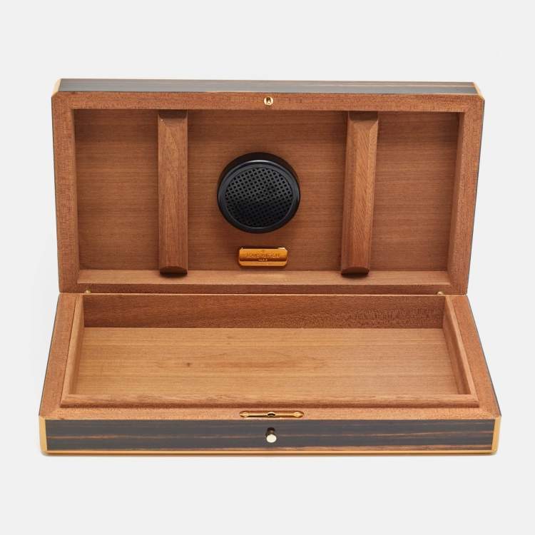 Pre Owned Louis Vuitton Coffret de Voyage Travel Humidor Brown Mahagony Wood