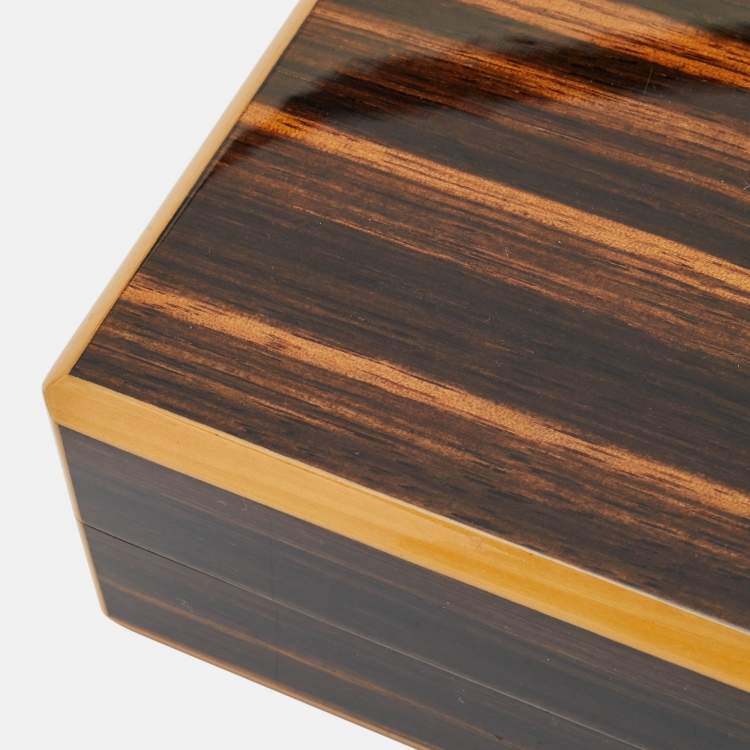 Pre Owned Louis Vuitton Coffret de Voyage Travel Humidor Brown Mahagony Wood