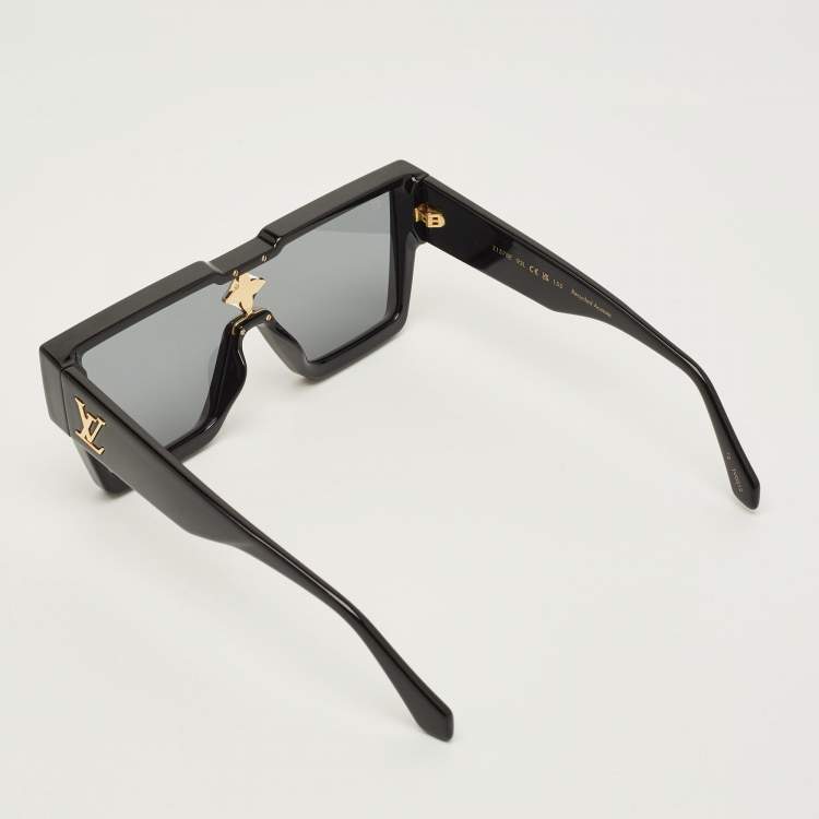 Pre Owned Louis Vuitton Black Z1578E Cyclone Sunglasses