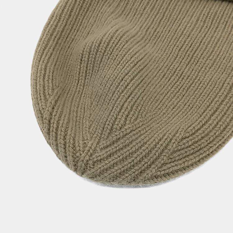 Pre Owned Louis Vuitton Khaki Cashmere Beanie
