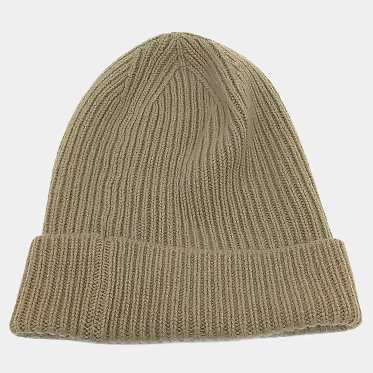 Pre Owned Louis Vuitton Khaki Cashmere Beanie