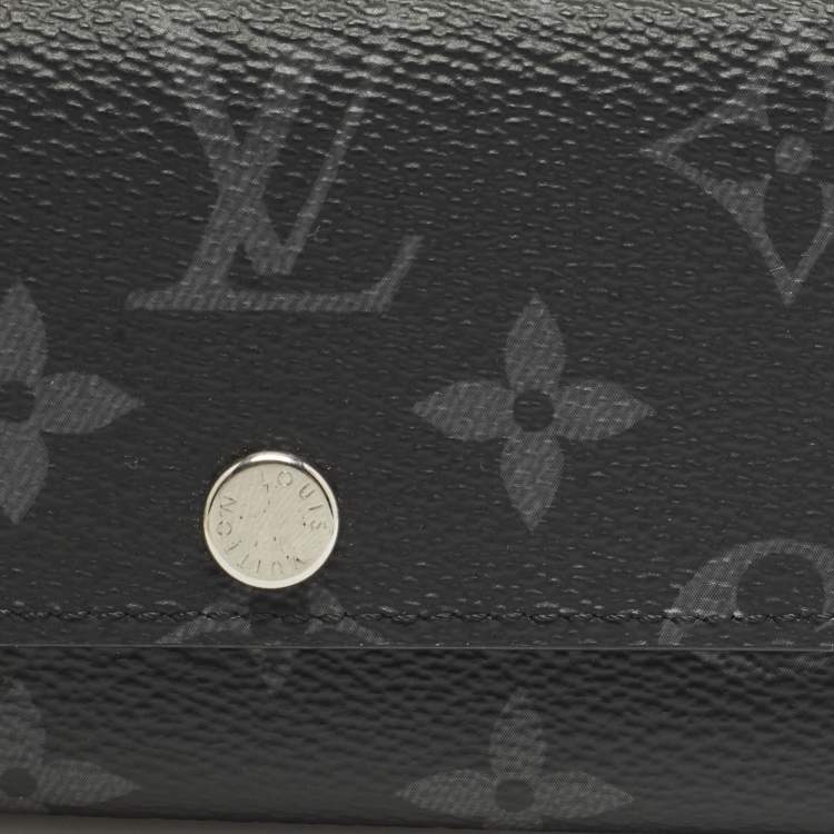 Pre Owned Louis Vuitton 6 Key Holder Monogram Eclipse Canvas