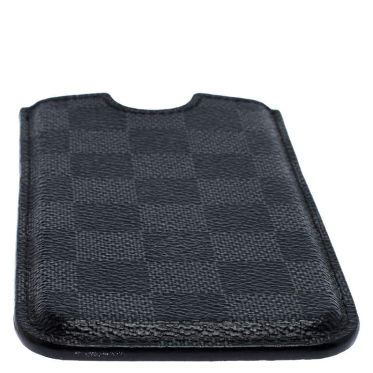 Pre Owned Louis Vuitton Damier Graphite Canvas iPhone 4 Cover