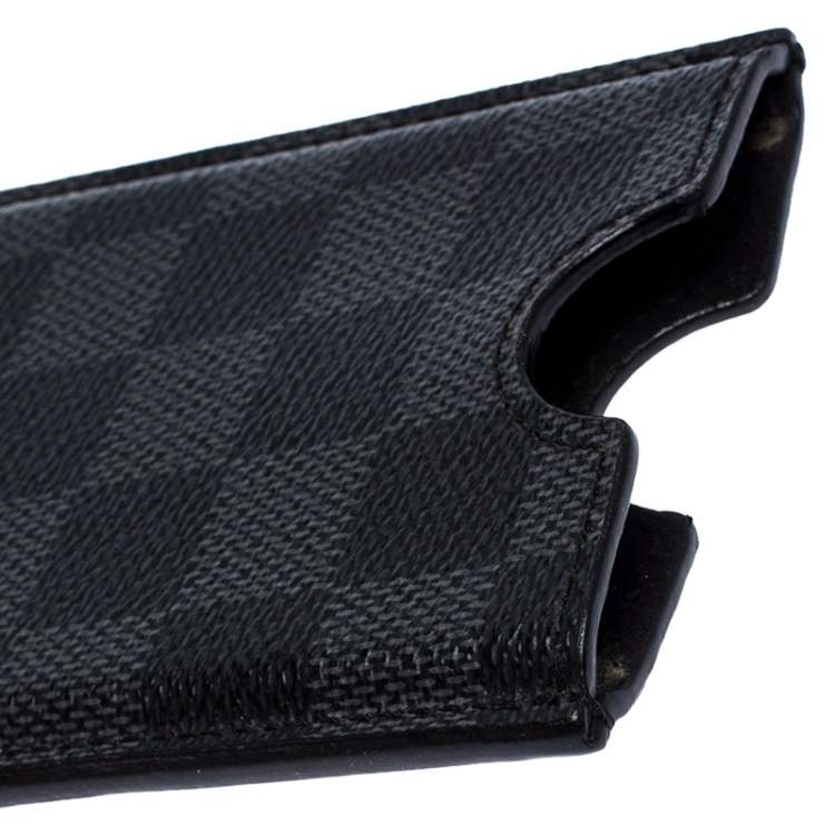 Pre Owned Louis Vuitton Damier Graphite Canvas iPhone 4 Cover