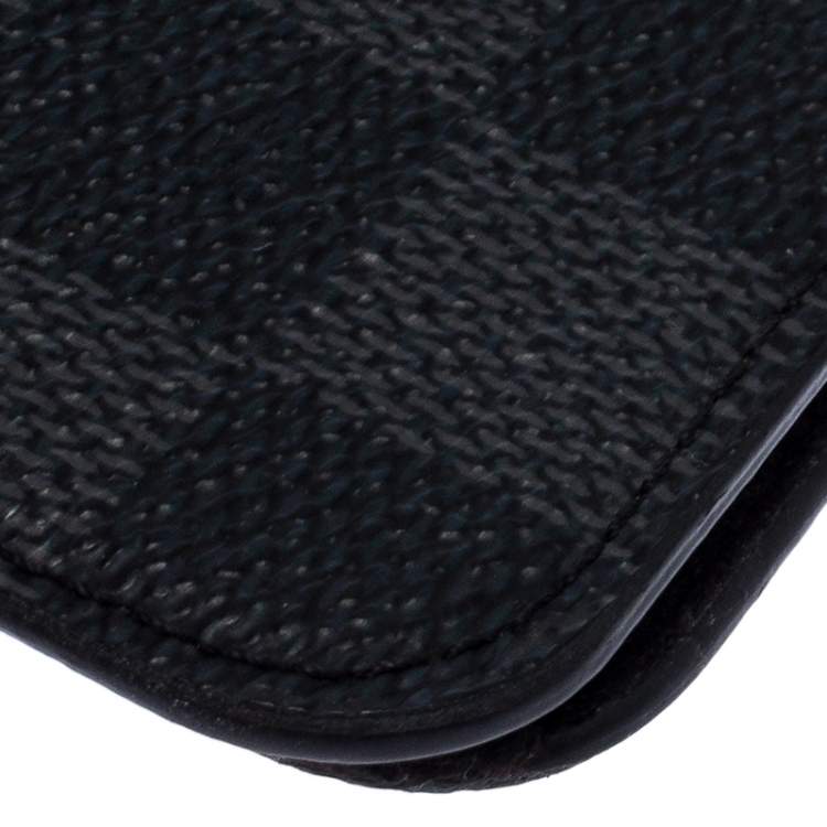 Pre Owned Louis Vuitton Damier Graphite iPhone 10 Folio Case