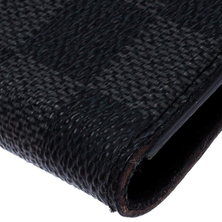 Pre Owned Louis Vuitton Damier Graphite iPhone 10 Folio Case