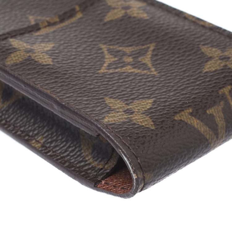 Pre Owned Louis Vuitton Monogram Canvas Cigarette Case