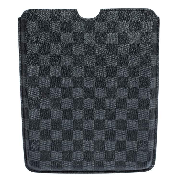 Pre Owned Louis Vuitton Damier Graphite Canvas iPad Case 