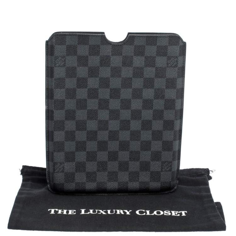 Pre Owned Louis Vuitton Damier Graphite Canvas iPad Case 