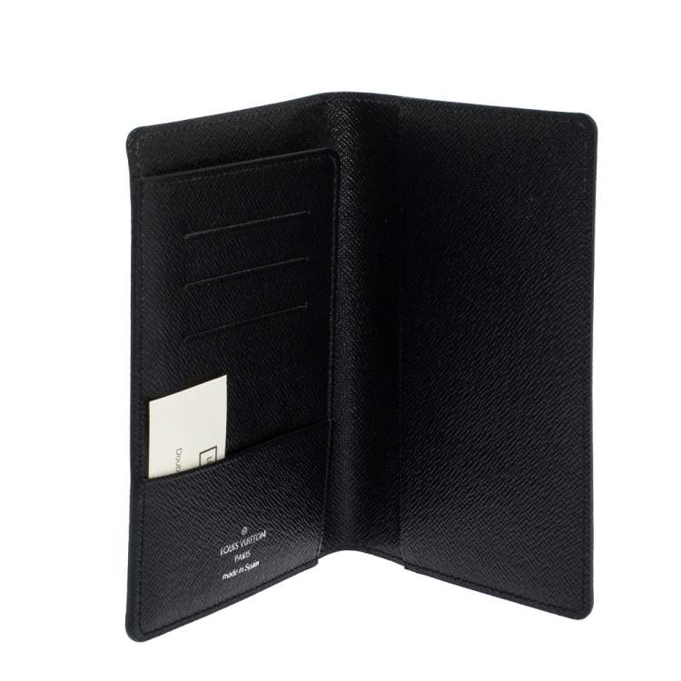 Pre Owned Louis Vuitton Damier Graphite Canvas Passport Holder