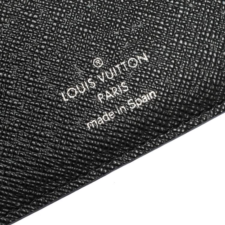 Pre Owned Louis Vuitton Damier Graphite Canvas Passport Holder
