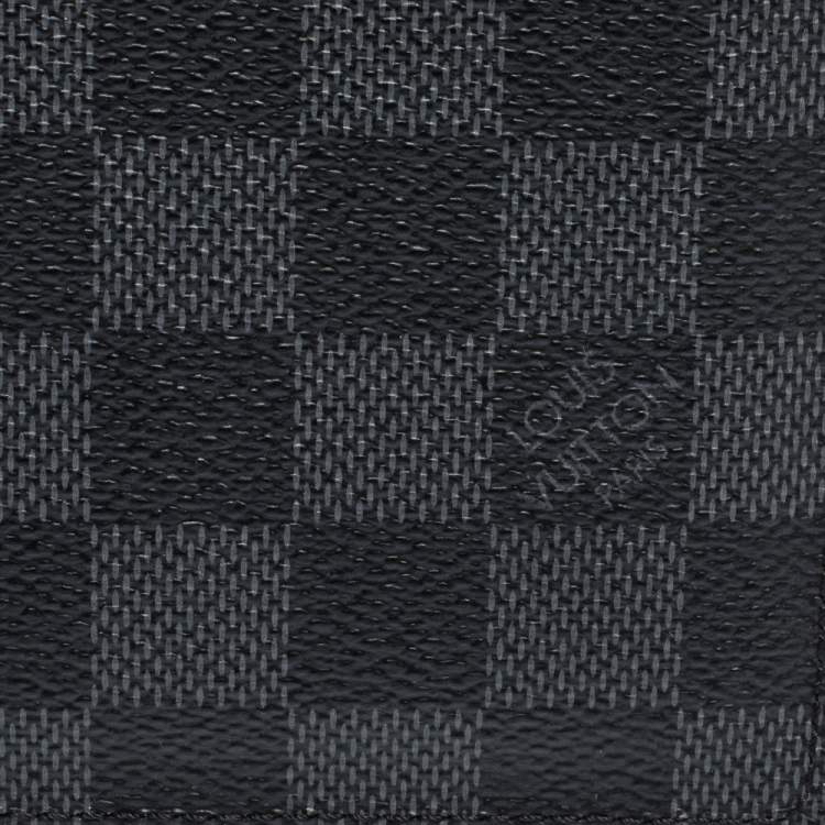 Pre Owned Louis Vuitton Damier Graphite Canvas Passport Holder