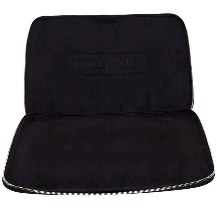 Pre Owned Louis Vuitton Damier Graphite Canvas Laptop Sleeve