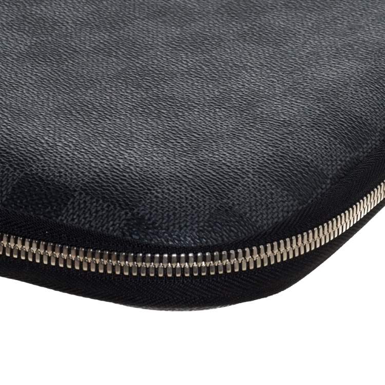 Pre Owned Louis Vuitton Damier Graphite Canvas Laptop Sleeve