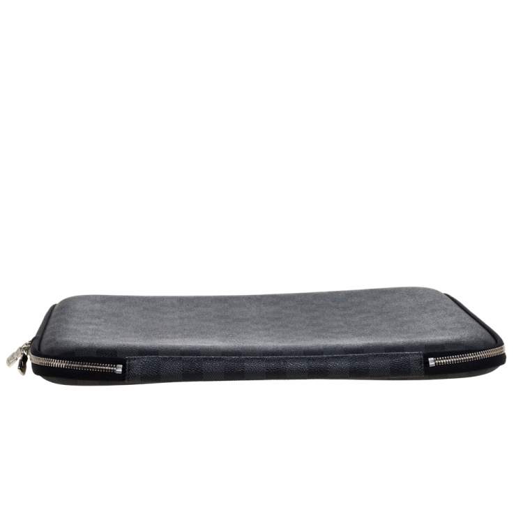 Pre Owned Louis Vuitton Damier Graphite Canvas Laptop Sleeve