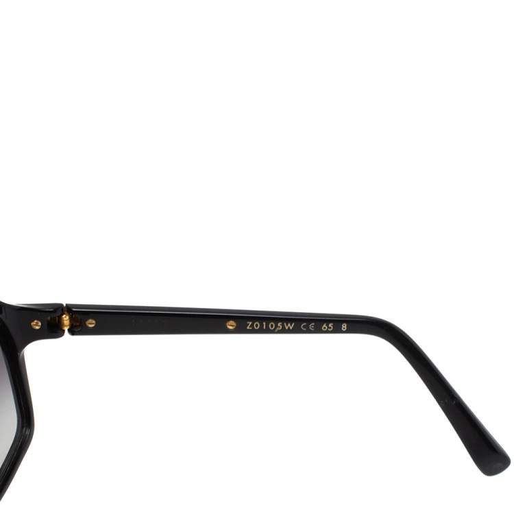 Pre Owned Louis Vuitton Black Gold/ Black Gradient Z0105W Evidence Aviator Sunglasses