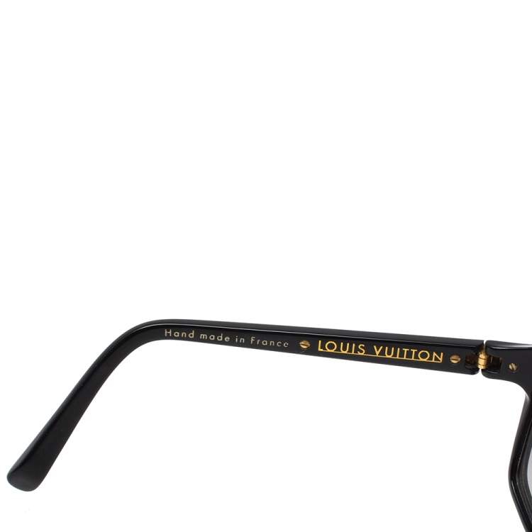 Pre Owned Louis Vuitton Black Gold/ Black Gradient Z0105W Evidence Aviator Sunglasses