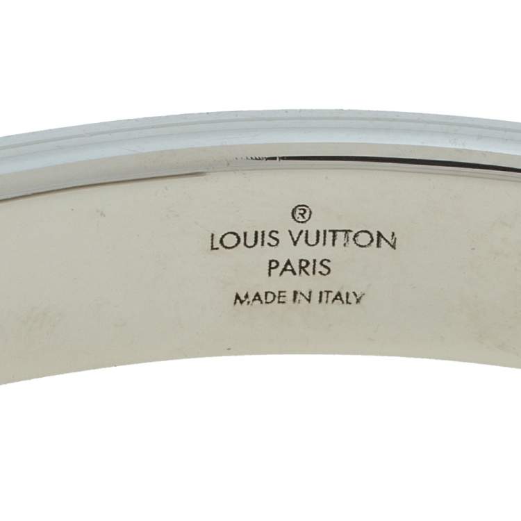 Pre Owned Louis Vuitton Damier Blue Cuff Bracelet