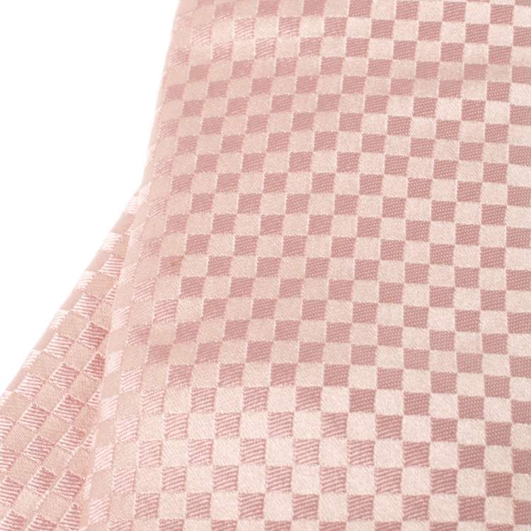 Louis Vuitton Tie Silk 100 % , lv monogram Tie , Pink