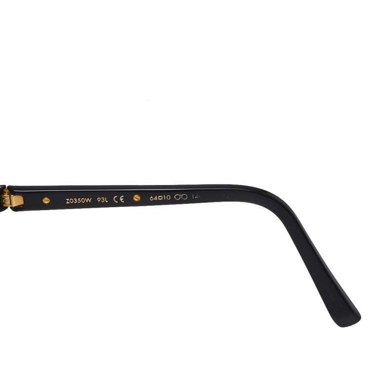 Pre Owned Louis Vuitton Black /Purple Gradient Z0350W Evidence Millionaire Square Sunglasses