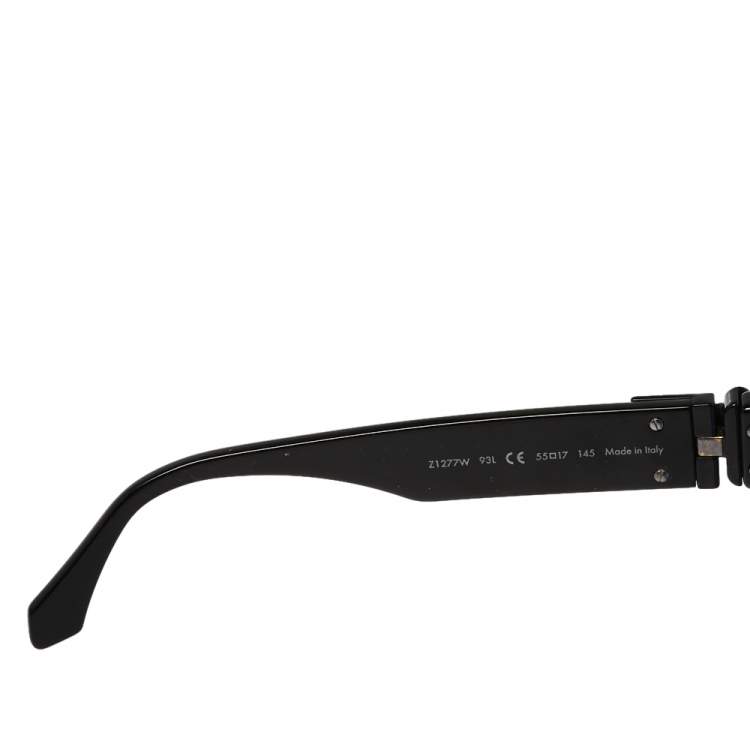 Pre Owned Louis Vuitton Black Tone/Blue Z1277W 1.1 Millionaires Sunglasses