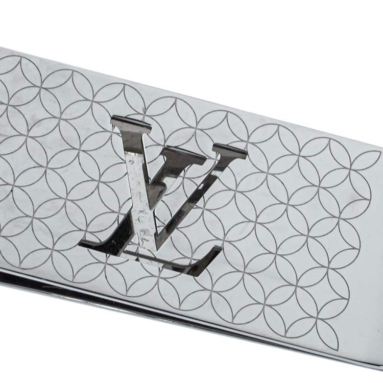 Pre Owned Louis Vuitton Champs Elysees Silver Tone Bill Clip
