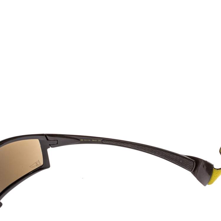 Pre Owned Louis Vuitton Brown LV Cup M80659 Shield Sport Sunglasses