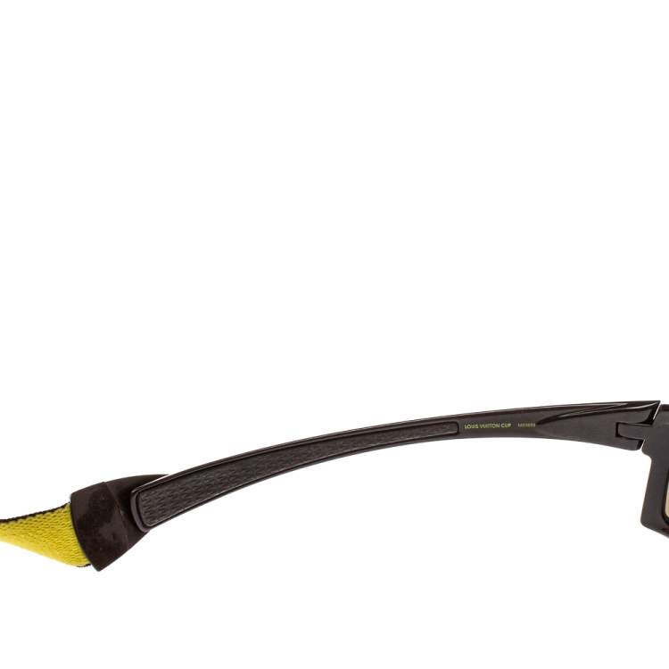 Pre Owned Louis Vuitton Brown LV Cup M80659 Shield Sport Sunglasses