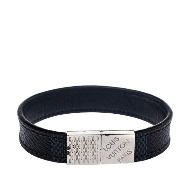 Louis Vuitton Mens Damier Graphite Bracelet Louis Vuitton | The Luxury  Closet