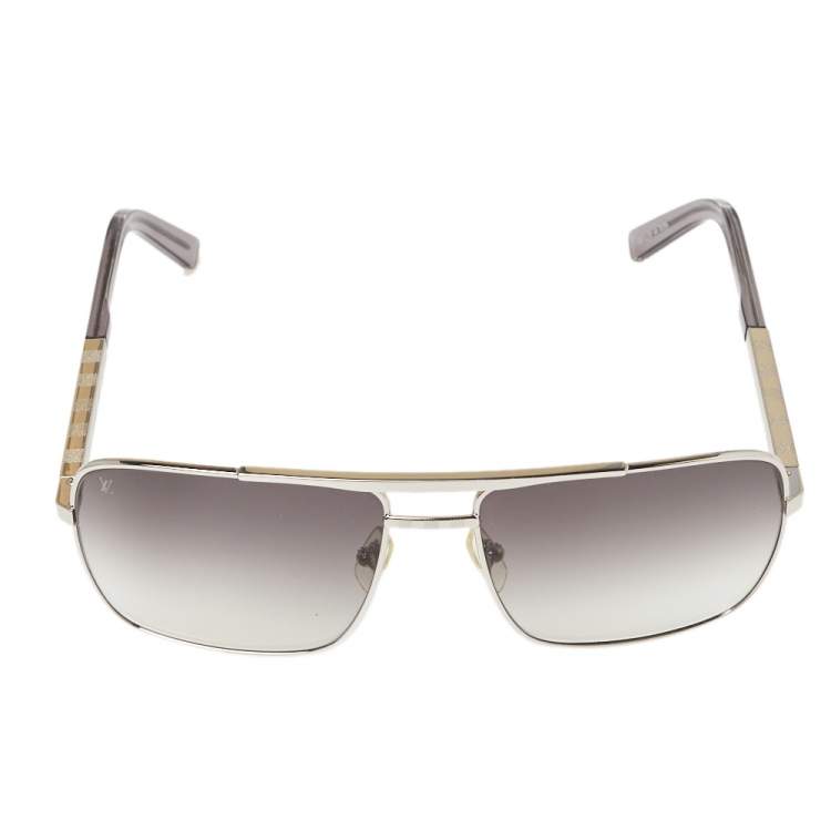 Adskille Spis aftensmad Kristendom Louis Vuitton Silver Tone/ Grey Gradient Z0260U Attitude Square Sunglasses  Louis Vuitton | TLC