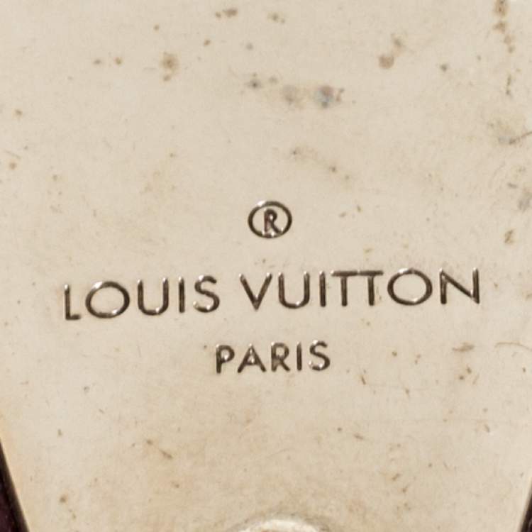 Pre Owned Louis Vuitton Burgundy Leather Key Holder