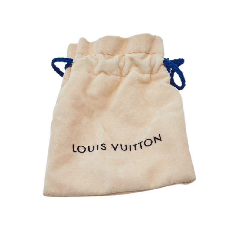 Pre Owned Louis Vuitton Silver Tone Knot Bag Charm/Key Holder