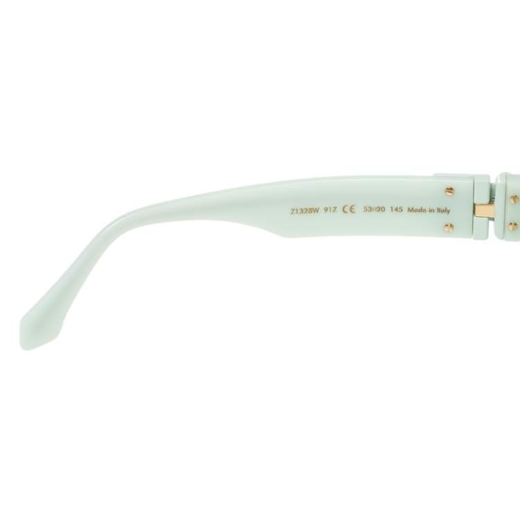 Pre Owned Louis Vuitton Green Tone/ Green Square Montgomery Sunglasses