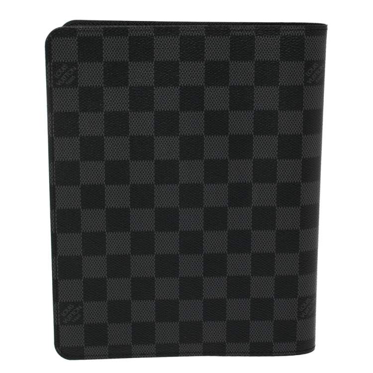 Pre Owned Louis Vuitton Damier Graphite Canvas Agenda Cover