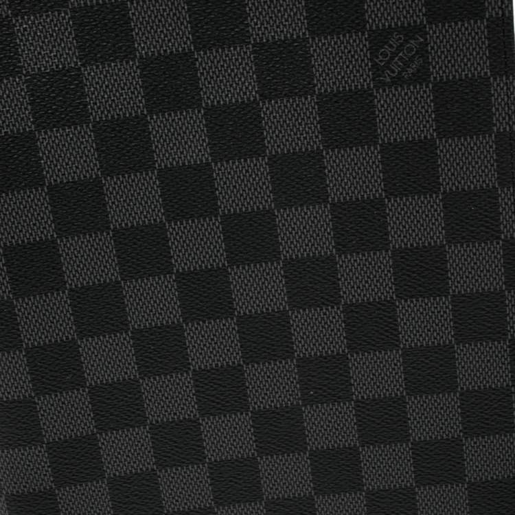 Pre Owned Louis Vuitton Damier Graphite Canvas Agenda Cover