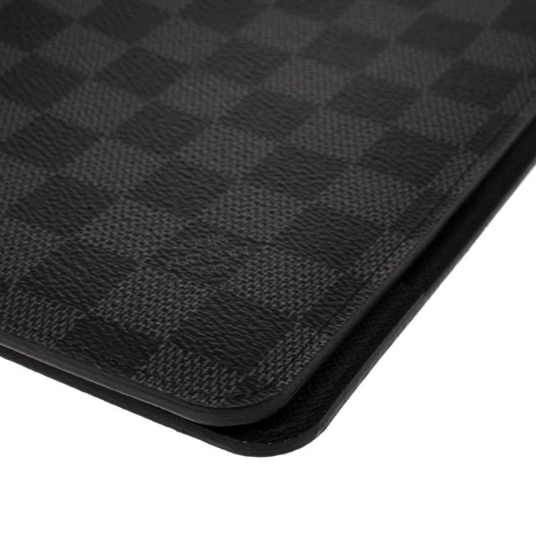 Pre Owned Louis Vuitton Damier Graphite Canvas Agenda Cover