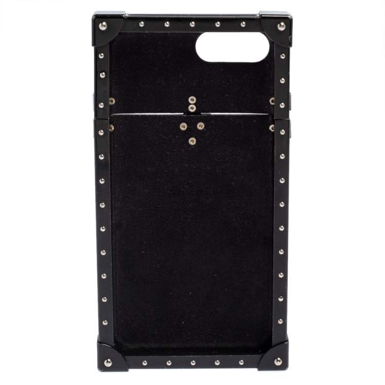 Pre Owned Louis Vuitton Monogram Eclipse Canvas Eye Trunk iPhone 7 Plus Case
