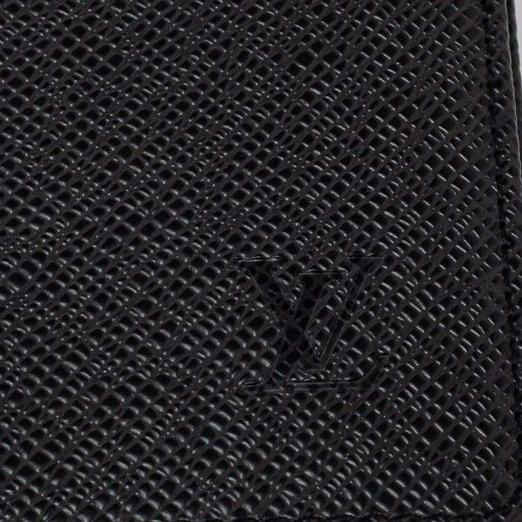 Pre Owned Louis Vuitton Taiga Leather Medium Ring Agenda Cover