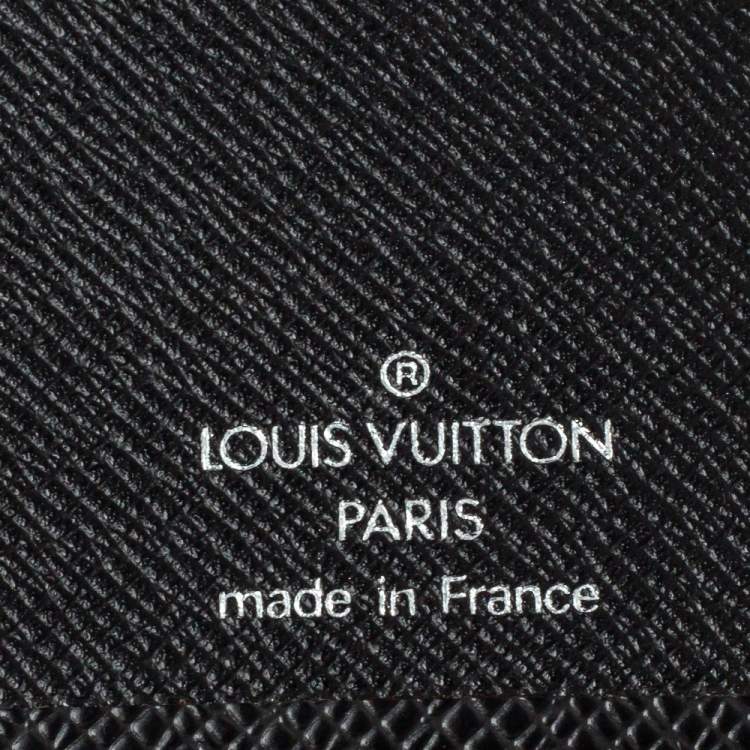 Pre Owned Louis Vuitton Taiga Leather Medium Ring Agenda Cover
