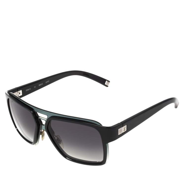 Pre Owned Louis Vuitton Grey/Black Z0361U Enigme Aviator Sunglasses