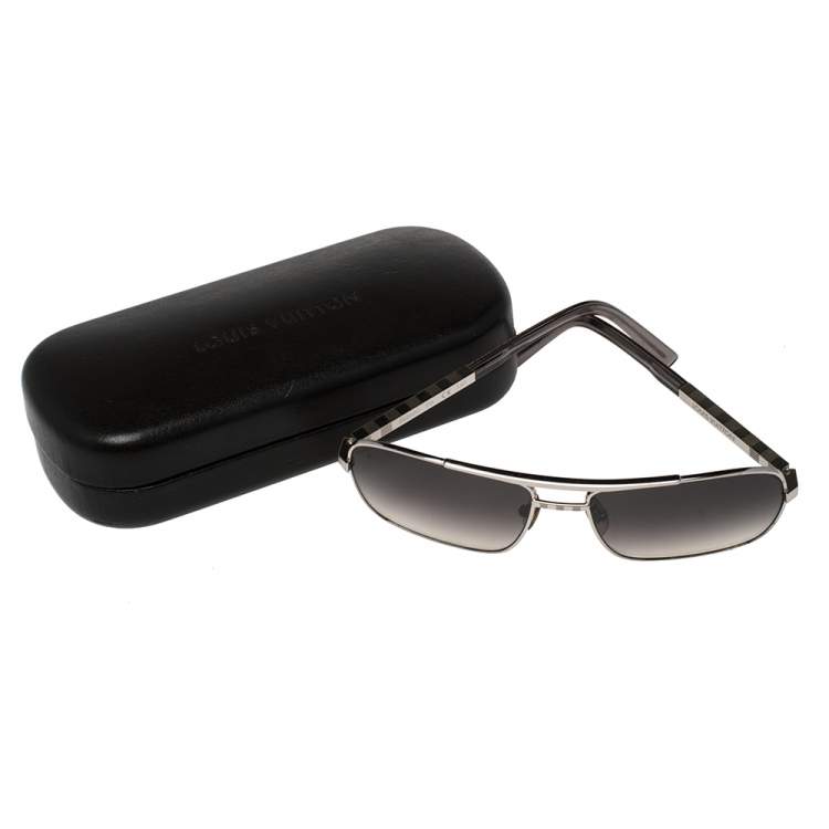 Pre Owned Louis Vuitton Black/Silver Z0260U Attitude Gradient Aviator Sunglasses