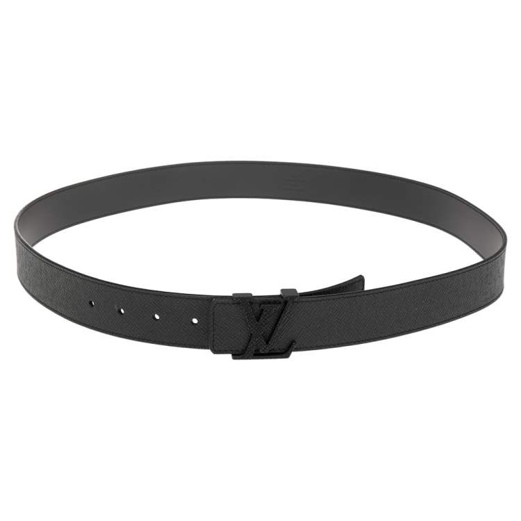 Leather belt Louis Vuitton Black size 80 cm in Leather - 25180330
