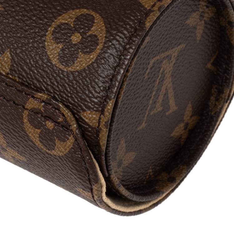 Pre Owned Louis Vuitton Monogram Canvas 3 Watch Case