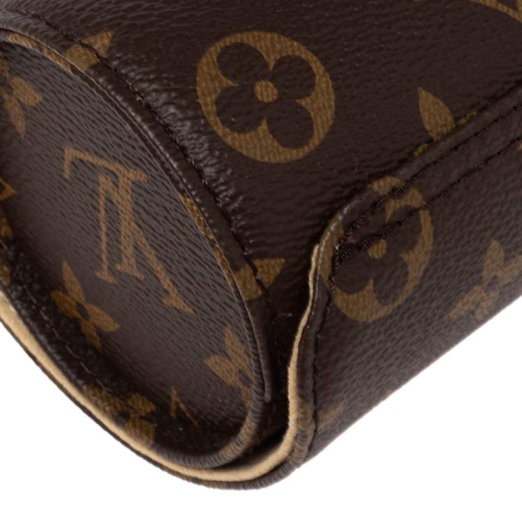 Pre Owned Louis Vuitton Monogram Canvas 3 Watch Case