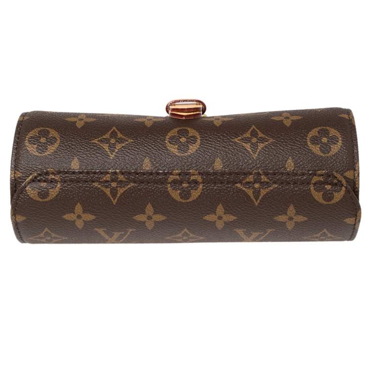Pre Owned Louis Vuitton Monogram Canvas 3 Watch Case