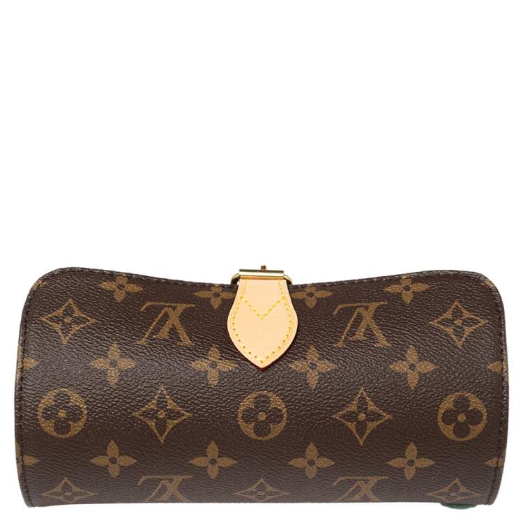 Pre Owned Louis Vuitton Monogram Canvas 3 Watch Case