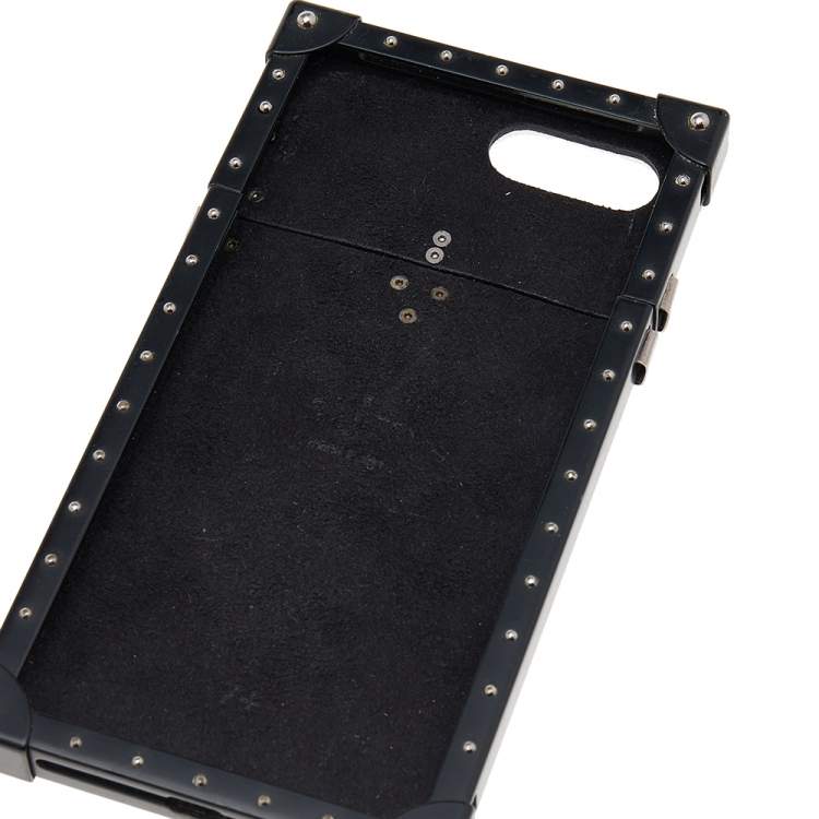Pre Owned Louis Vuitton x Fragment Monogram Eclipse Canvas Eye Trunk iPhone 7 Plus Case
